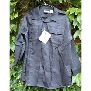 New Blauer Street Gear Men's Long Sleeve Uniform Shirt 8703X Dark Navy XL